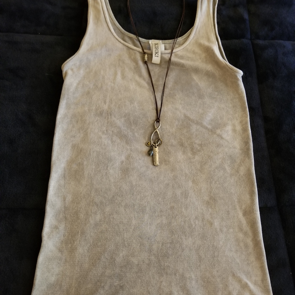 NIKIBIKI TWO TONE TIE DYED TANK